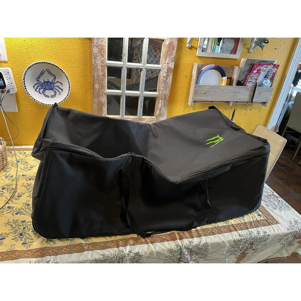 Monster Energy XXL Rolling Travel Gear Bag Wheeled Duffel Luggage 40” Promo Rare